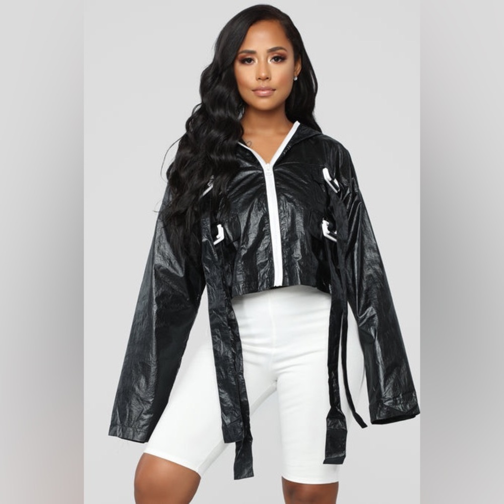 Fashion Nova Black Utility Jacket
